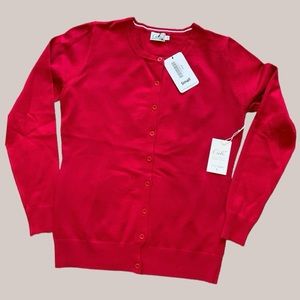 Betsy Boo’s Boutique Red Cardigan Sweater